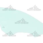 RH FRONT DOOR GLASS GREEN (2 HOLES) SEKURIT